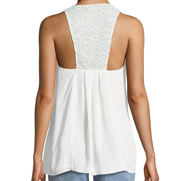 Haute Hippie Stolen Glances V-Neck Sleeveless Top - Picture 1 of 12